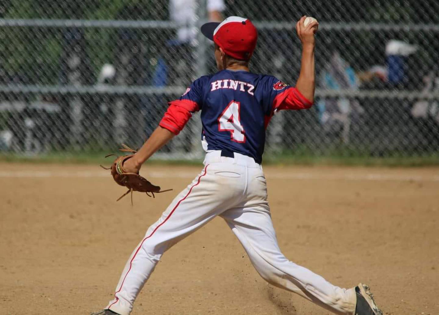 Crystal Lake's Casey Hintz throws a pitch as a member of the Crystal Lake Cardinals.