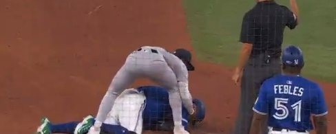 The Toronto Blue Jays announce injury update on George Springer after leaving the game