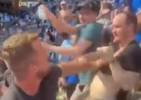 Blue Jays fans brawl in the stands #bluejays #mlb Blue Jays fans brawl in the stands #bluejays #mlb