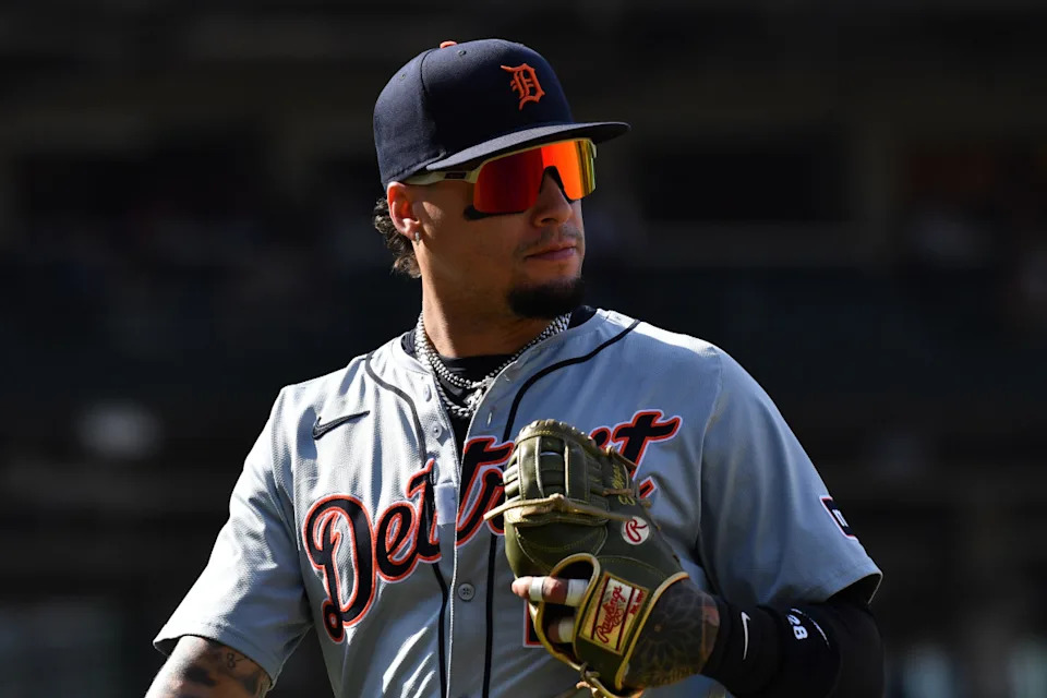 Detroit Tigers shortstop Javier Baez (28) Patrick Gorski-USA TODAY Sports