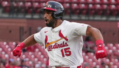 Fermín hits first major league homer to break tie in the Cardinals’ victory over the Braves