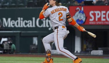 Henderson drives in four runs in extra innings and Orioles beat Rangers 10-6 in 11 | Sports