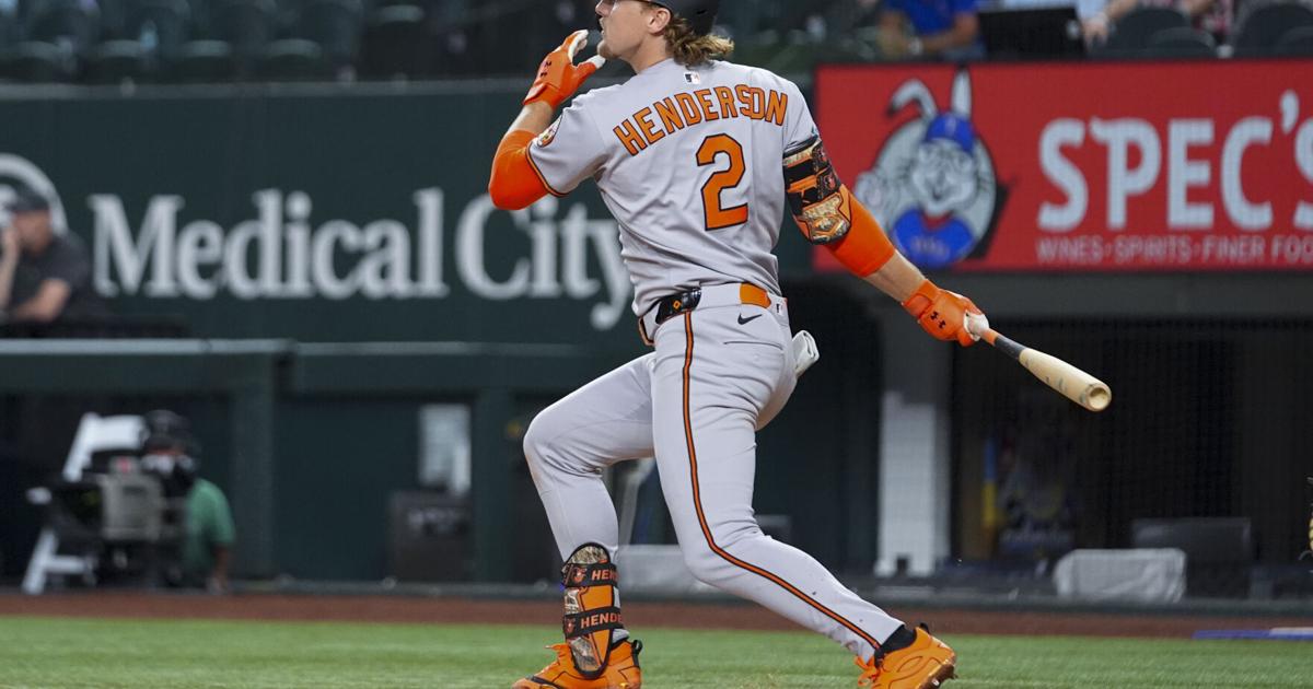 Henderson drives in four runs in extra innings and Orioles beat Rangers 10-6 in 11 | Sports