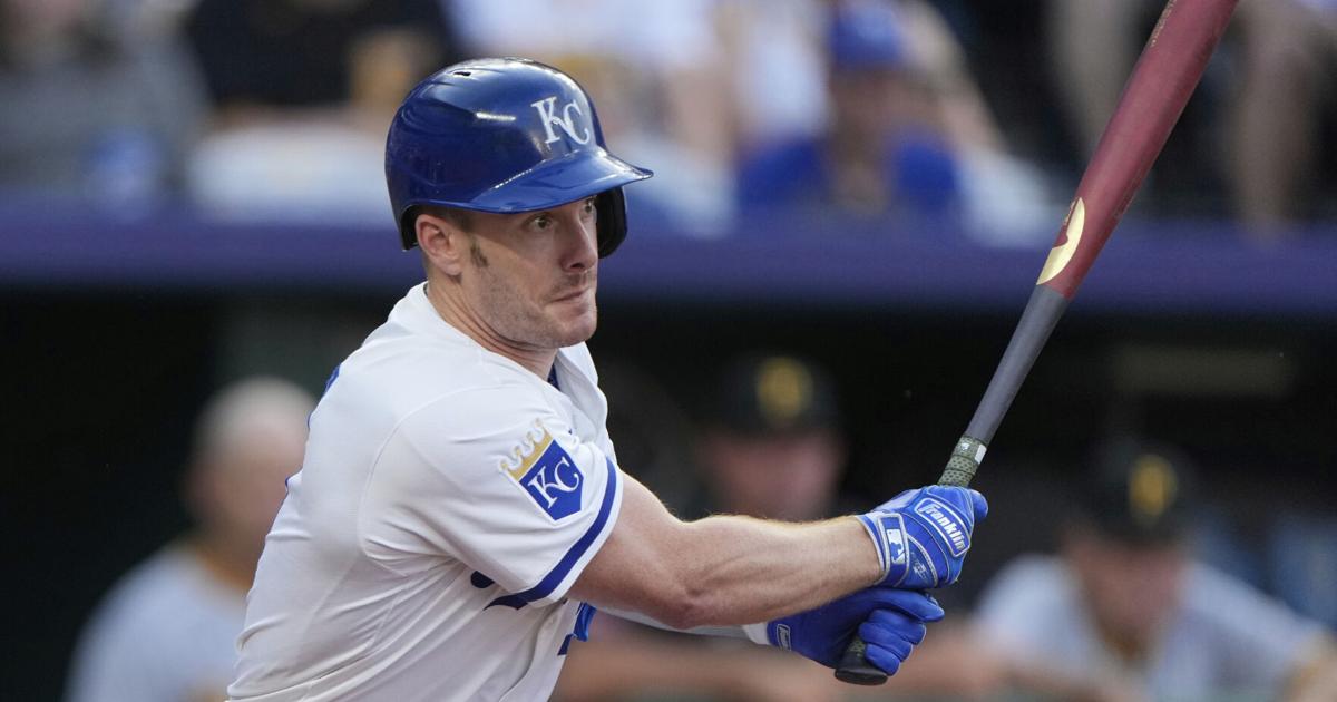 Royals outfielder Mark Canha placed on 10-day IL with left elbow injury | MLB