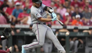 Marlins extend road winning streak to 11 with 12-2 win over Reds | Sports