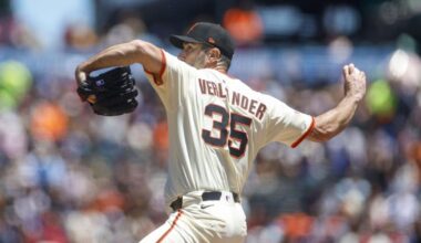 Verlander ends first half without win as SF Giants blown out by Phillies | Sports