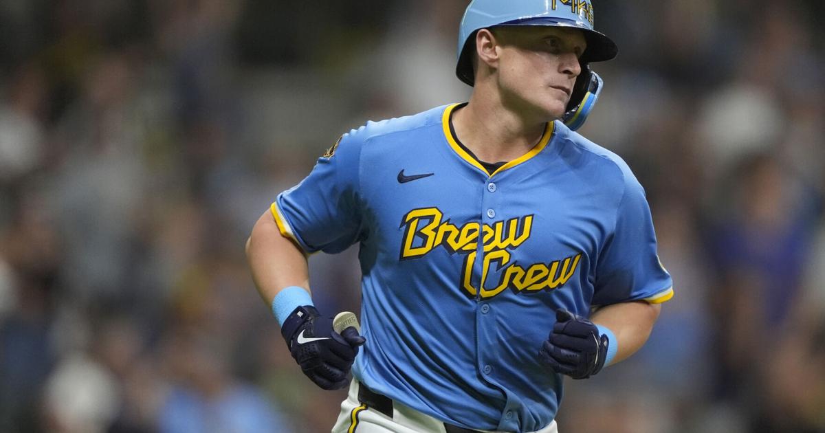 Yelich, Vaughn homers help power Brewers to an 8-3 win over the Nationals | Sports