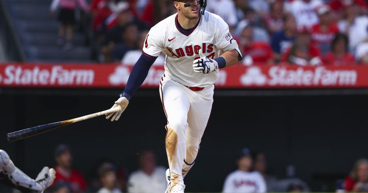 Trout closing in on 400 homers, 1,000 RBIs with aim on postseason - Kingsport Times News