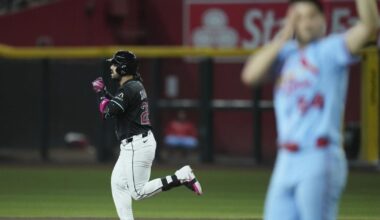 Suarez hits 32nd and 33rd homers as Diamondbacks rout Cardinals 10-1 | Sports