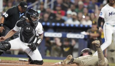 Merrill, Maldonado deliver RBI hits in the 2nd inning as Padres hold on to beat Marlins 2-1 | National Sports
