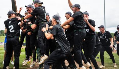 Pella baseball scores late win first state title | Sports