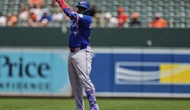Nathan Lukes' 3-run homer helps the Blue Jays avoid a sweep with a 9-8 win over the Orioles | National Sports