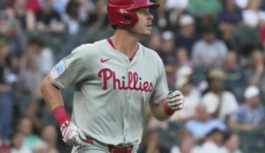Phillies OF Max Kepler sidelined by a left triceps strain | MLB