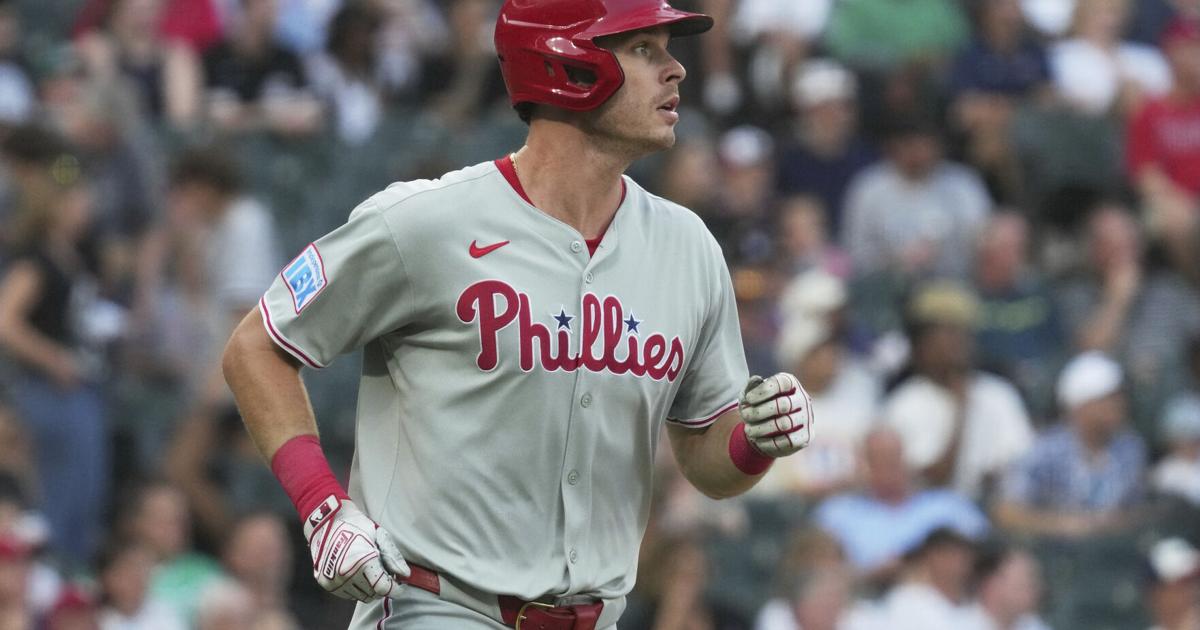 Phillies OF Max Kepler sidelined by a left triceps strain | MLB