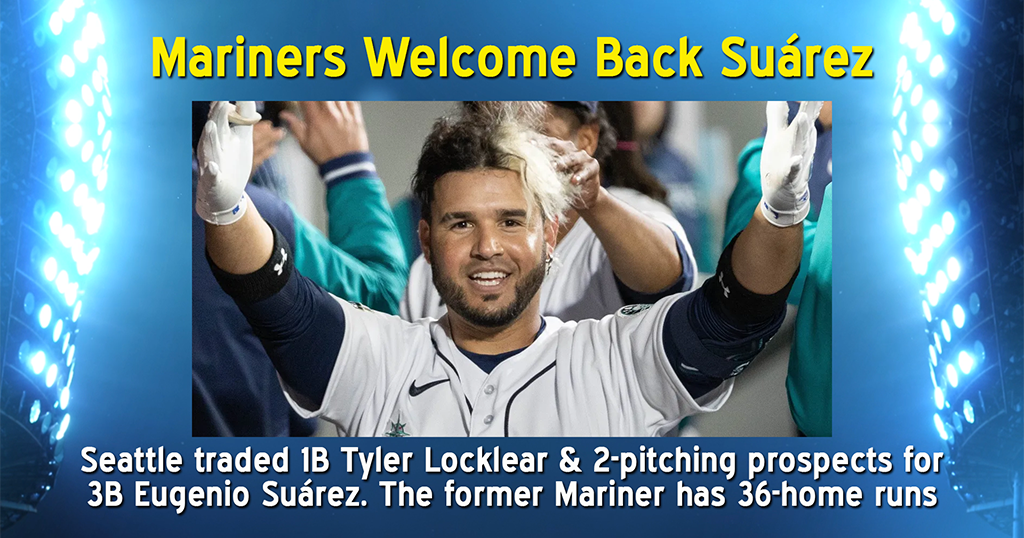 Mariners trade for Eugenio Suarez | Sports