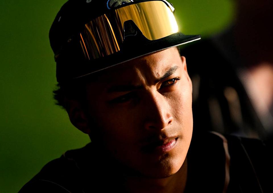 Puyallup’s Mason Pike (3) listen as coaches talk to players after Puyallup’s 8-4 victory at Curtis Senior High School, on Tuesday, April 15, 2025, in University Place, Wash. Brian Hayes/bhayes@thenewstribune.com