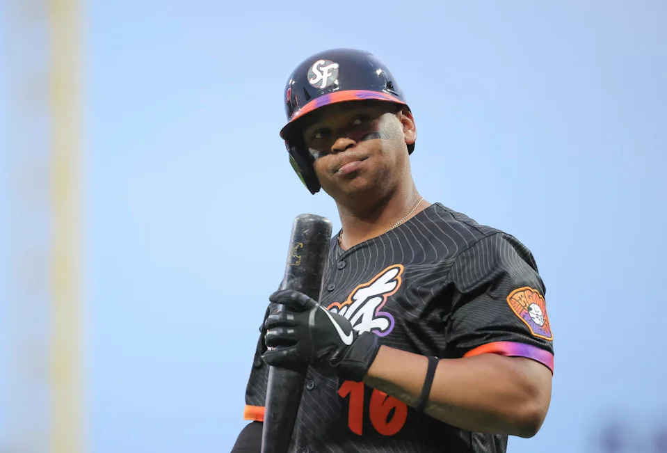 San Francisco Giants designated hitter Rafael Devers | Kelley L Cox-Imagn Images