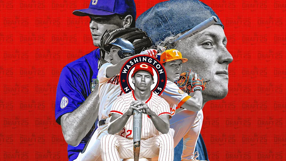 The Nats will be on the clock with the No. 1 pick at 6 p.m. July 13. Which player will they choose? (Jonathan Castro/Yahoo Sports)