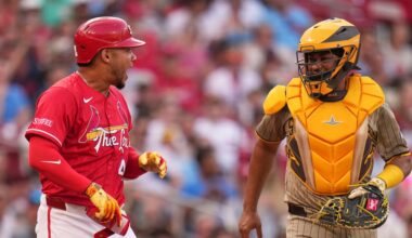 Cardinals blank Padres 3-0; benches clear after Contreras hit by pitch