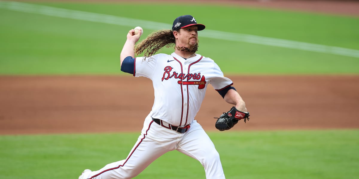 Adell’s double in 8th drives in the game’s first run as Angels beat Braves 4-0 and return to .500