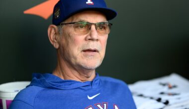 Bruce Bochy was a three-time champion with the Giants from 2010-14 and guided the Rangers to the title last season. But he has never repeated.