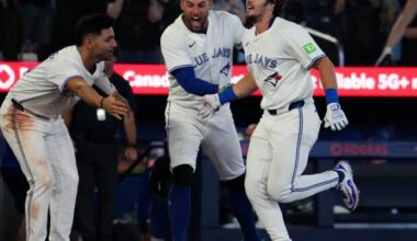 Blue Jays riding high atop AL East standings