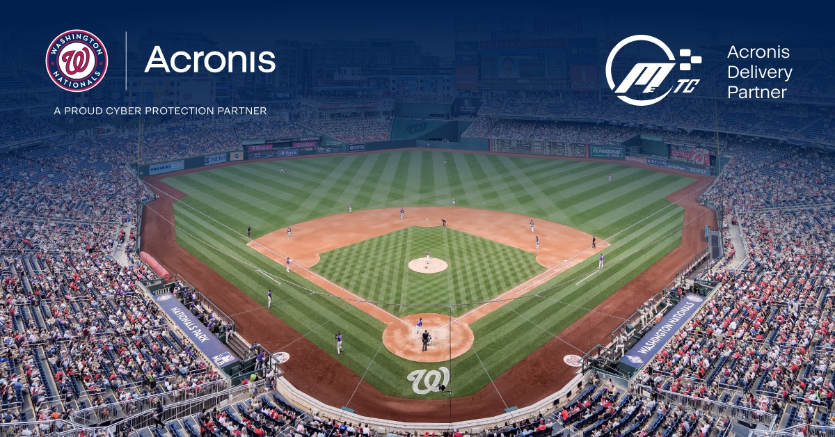 Acronis and M3 Technology Consultants #TeamUp with the Washington Nationals