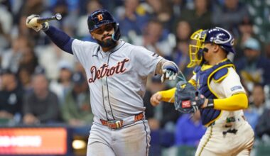 Tigers held to one hit in 5-0 loss against Brewers