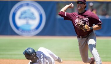 Texas A&M SS Kaeden Kent selected 103rd overall New York Yankees