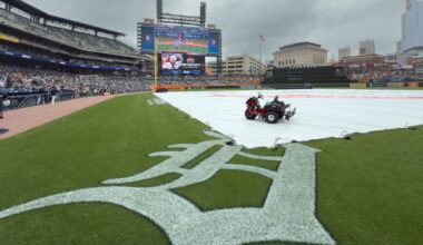 Detroit Tigers vs Tampa Bay Rays rain delay pushes game late