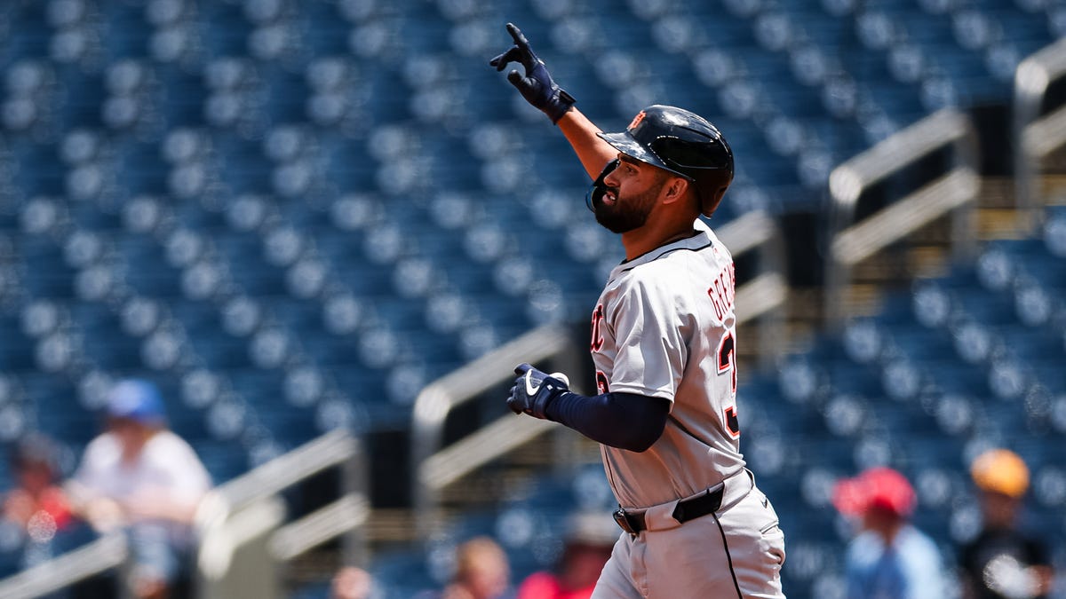 Riley Greene, Detroit Tigers wallop Nationals in doubleheader opener