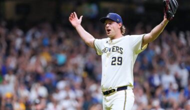 Brewers pitchers set MLB record for fastest average fastball velocity