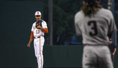 Three Texas baseball pitchers to skip 2025 MLB Draft, return to UT