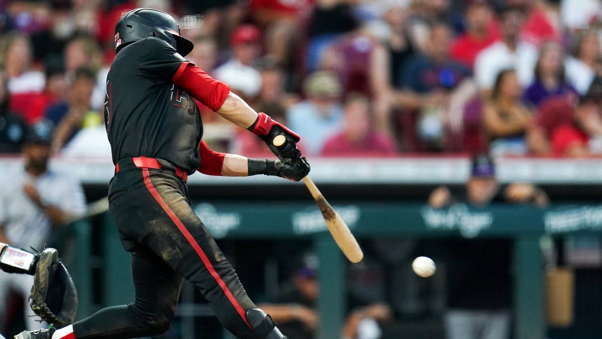 Elly De La Cruz was intentionally walked three times by the Rockies