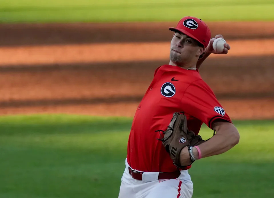 Georgia baseball pitcher JT Quinn
