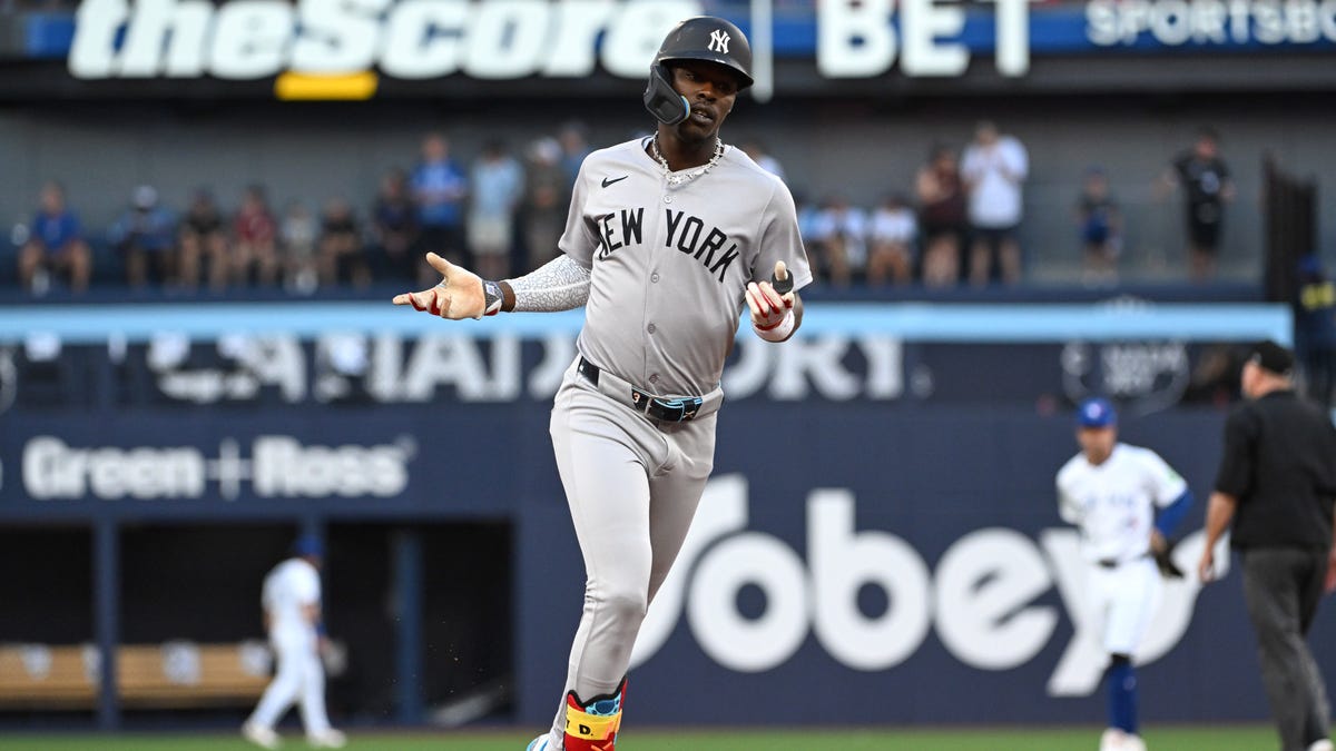 New York Yankees lineup vs Toronto Blue Jays for Wednesday night game