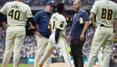 Emerging star hurt in Brewers vs Cubs