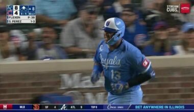 Perez, Caglianone and Rave homers power the Royals to a 12-4 win over the Cubs