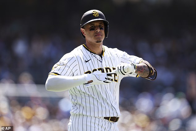 Manny Machado was seen giving the fan a middle finger during a game last month