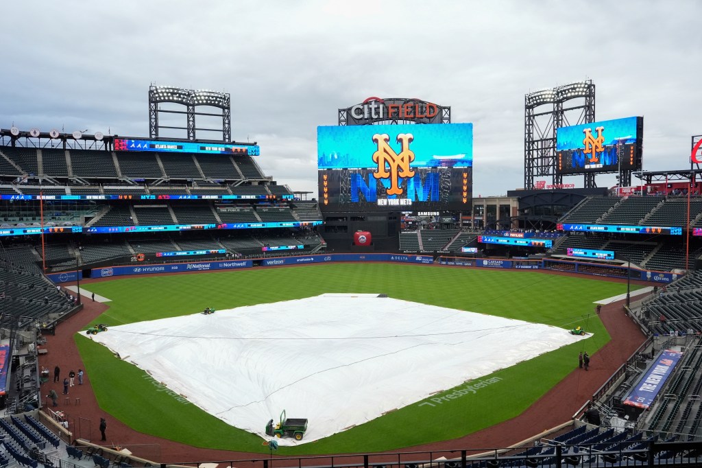 Mets' series-opener vs. Brewers postponed due to thunderstorms