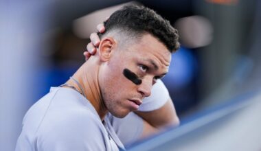 Yankees suffer four-game sweep to Blue Jays, fall to second place in AL East