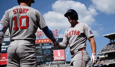 Red Sox erupt for seven runs in third inning, blow out Nationals 10-3