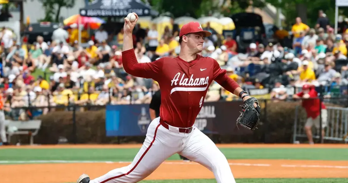 Three Alabama baseball players selected in the 2025 MLB Draft
