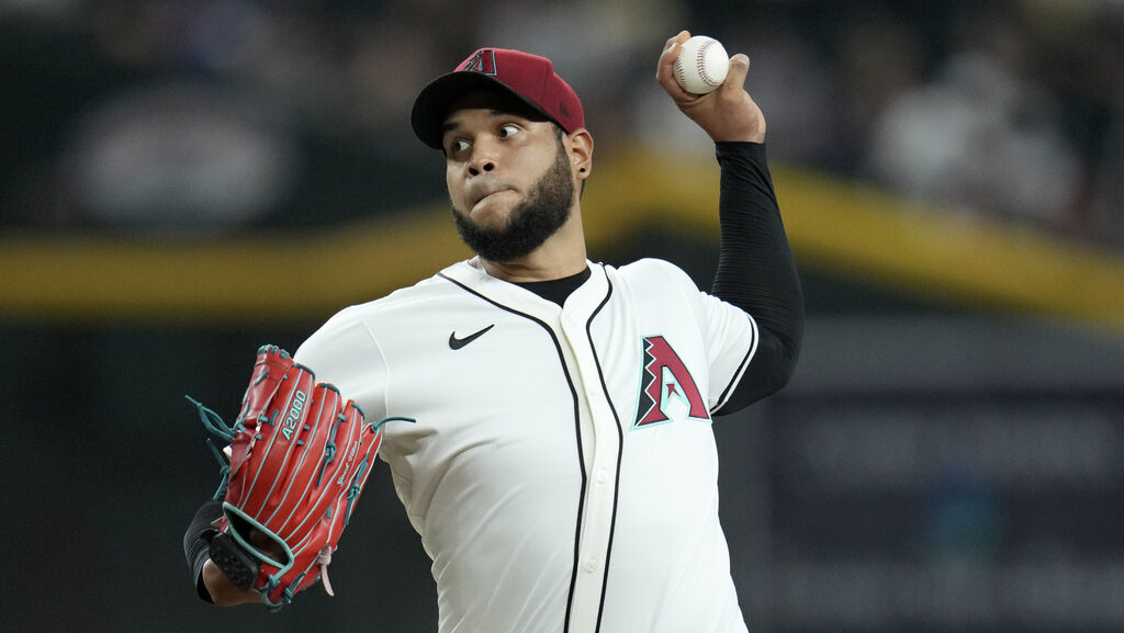 Arizona Diamondbacks starting pitcher Eduardo Rodriguez...