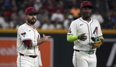 Arizona Diamondbacks shortstop Geraldo Perdomo...