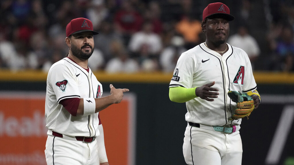 Arizona Diamondbacks shortstop Geraldo Perdomo...