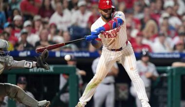 Phillies claim another wild, walk-off win on catcher's interference with bases loaded in 10th