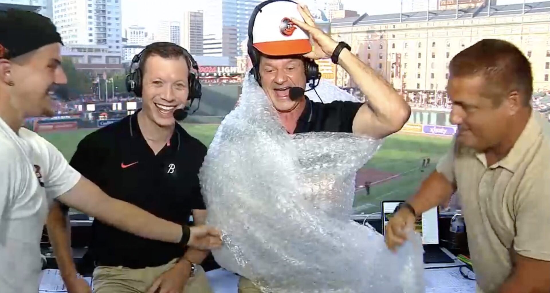 Orioles broadcast protects Ben McDonald in return from 25-foot fall