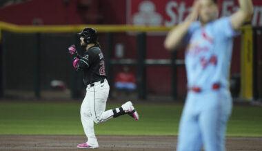 Arizona Diamondbacks' Eugenio Suárez...