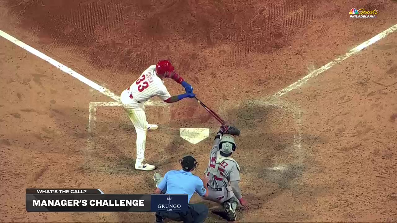 Phillies, Red Sox announcers react to walk-off catcher's interference